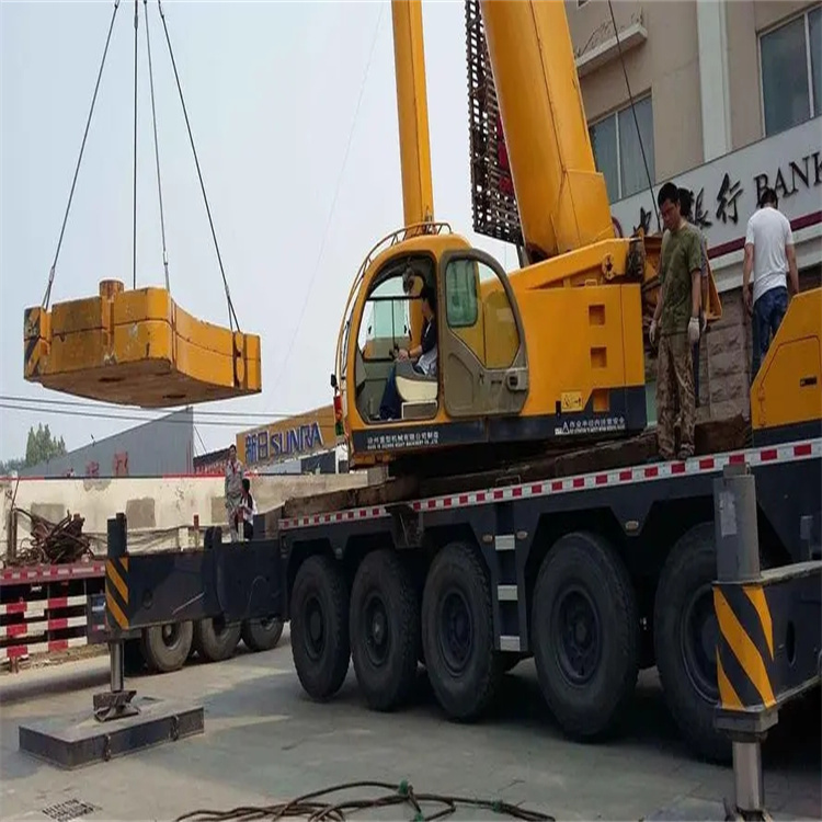 镇江丹徒当地吊车出租|机器吊装|75吨|工厂搬迁服务